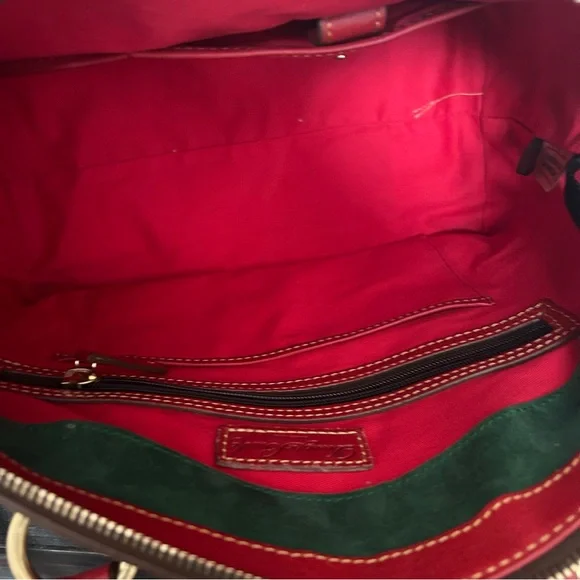 Dooney & Bourke Florentine Front Pocket Domed Satchel - Picture 8 of 8